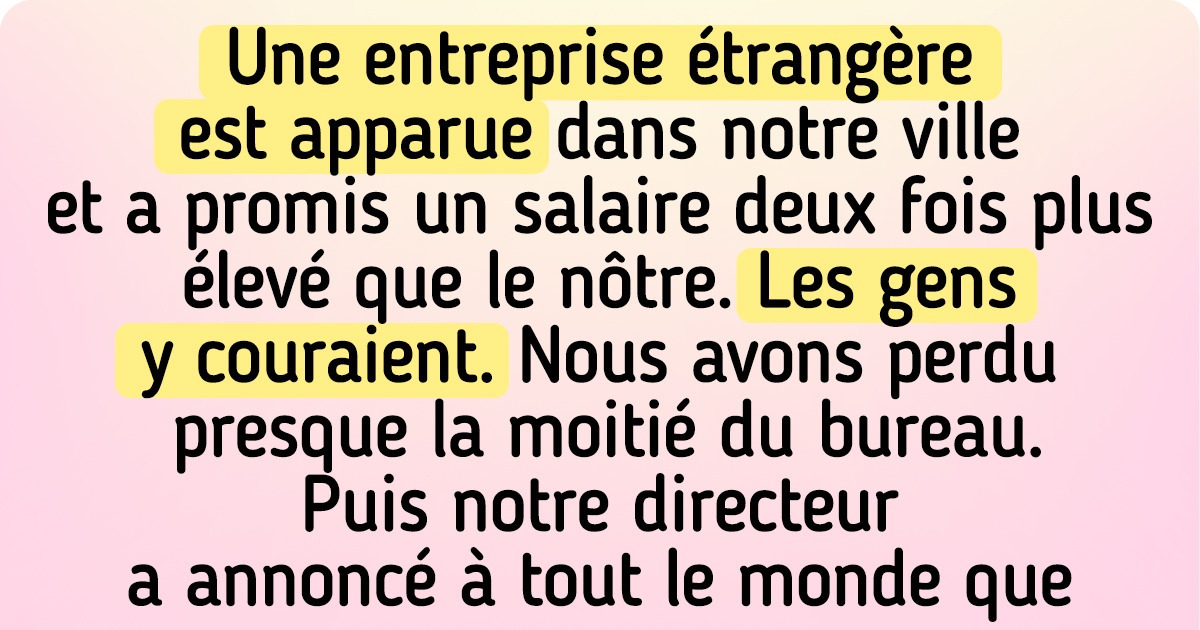 15 Histoires de la série Il savère que si vous ne payez pas assez un