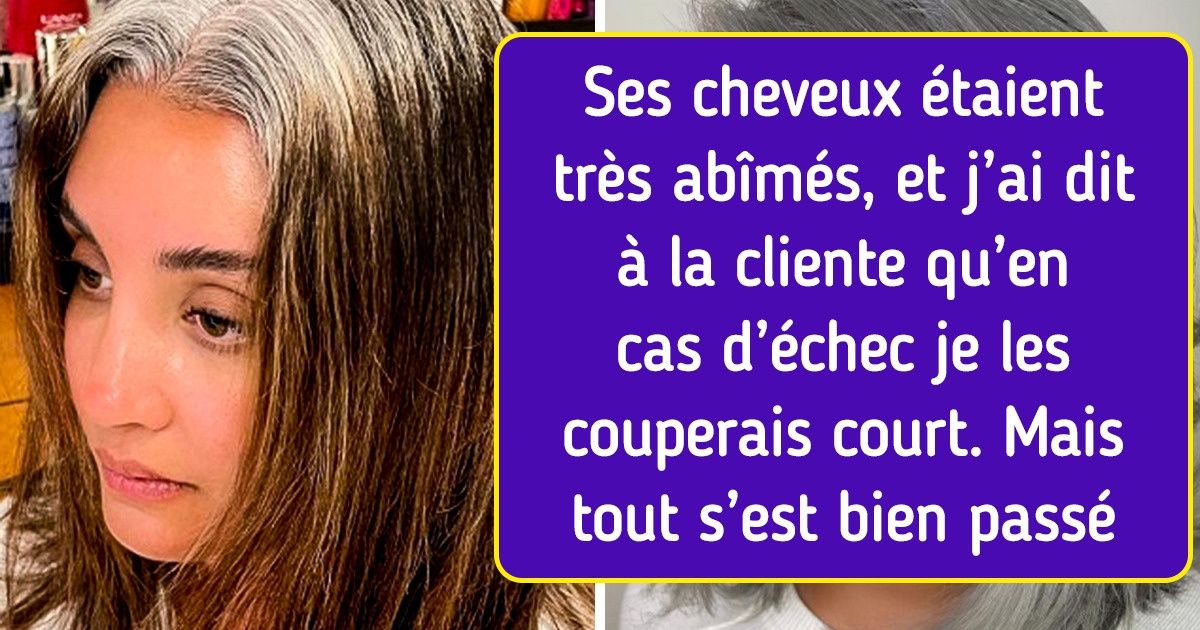 Femmes Qui Ont Confi Leurs Cheveux Un Coiffeur Et Qui Assument