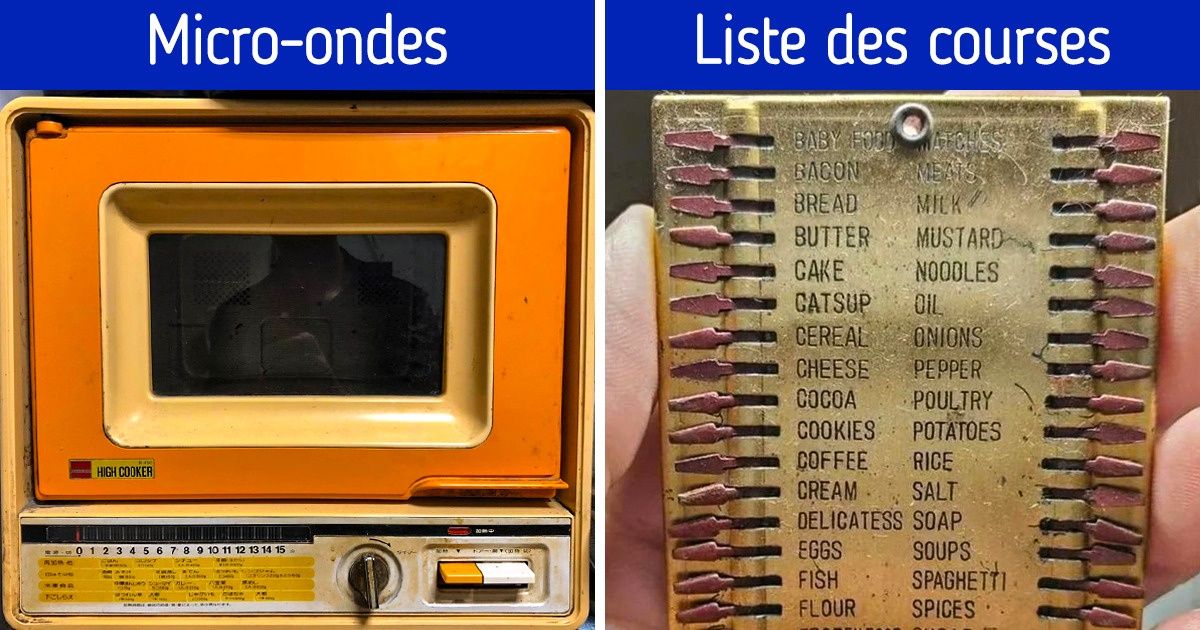 21 Anciens objets de cuisine appartenant aux internautes et qui malgré les années, fonctionnent toujours