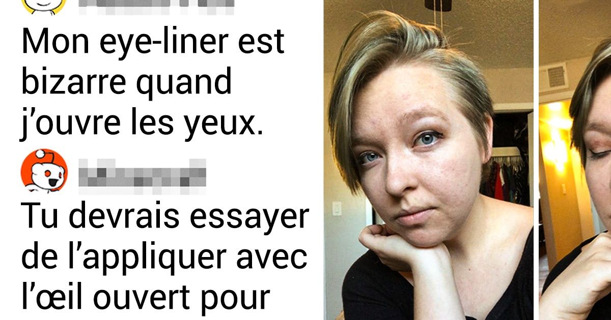Des femmes qui ont demandé de l’aide pour améliorer leur maquillage ont reçu de précieux conseils