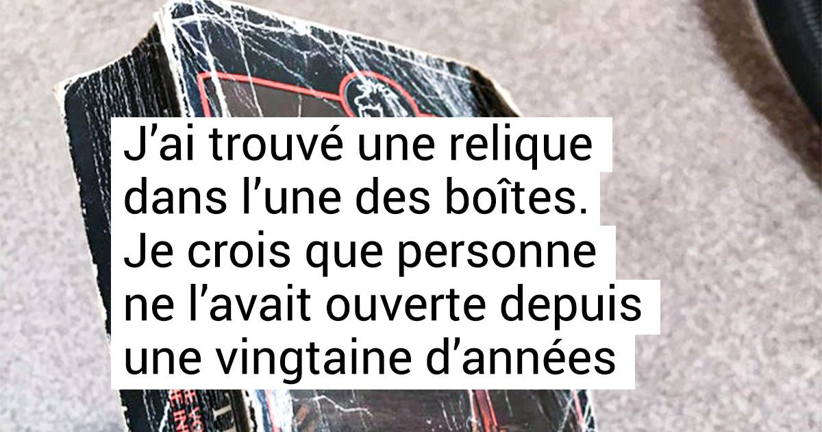 20 Photos de personnes qui ont trouvé un vrai trésor en faisant le ménage