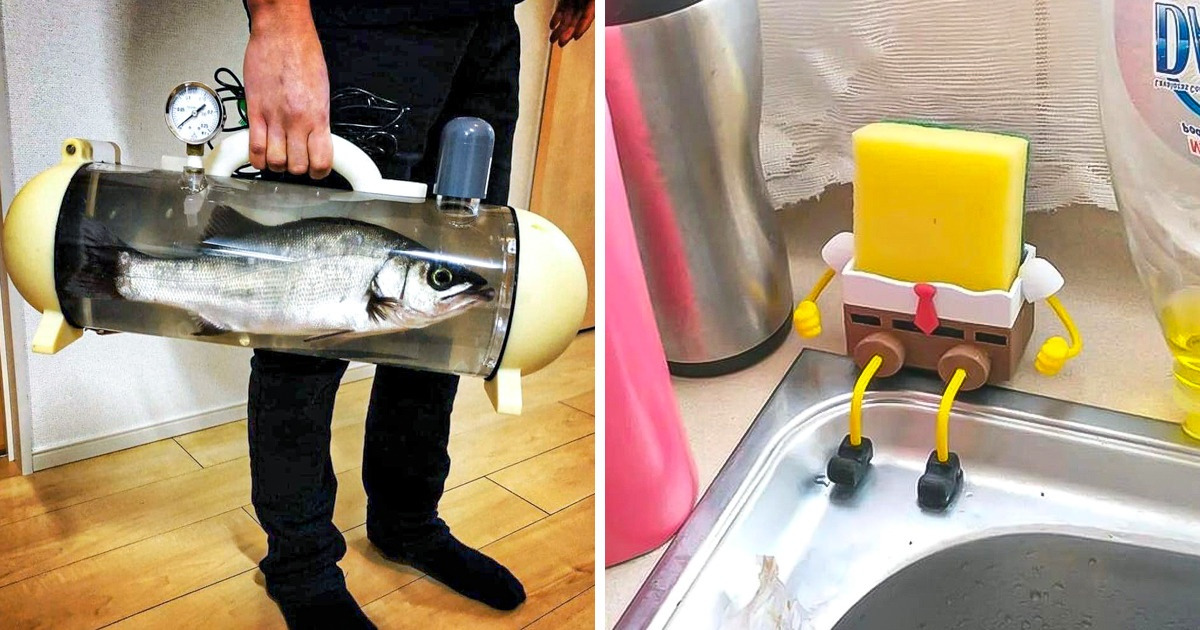16 Objets fabriqués par des génies qui ont vraiment pensé “en dehors du cadre”