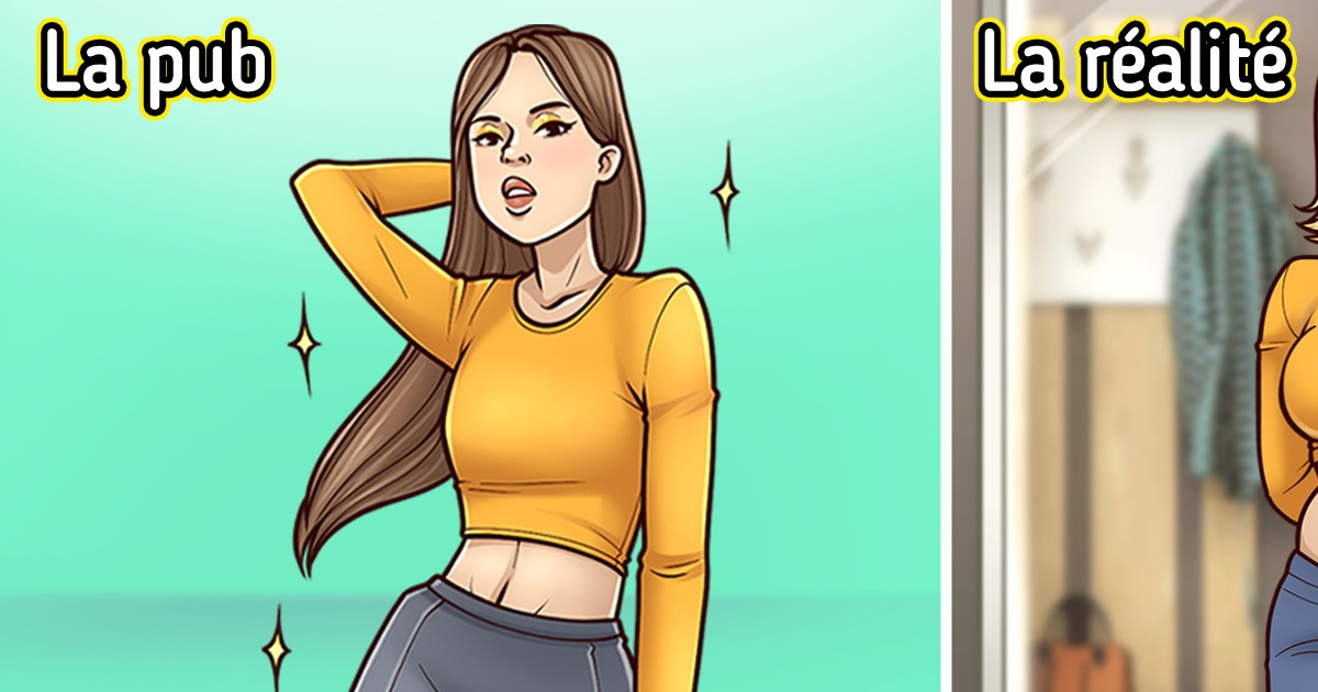 13 BD sur la mode qui racontent la différence entre publicité et réalité