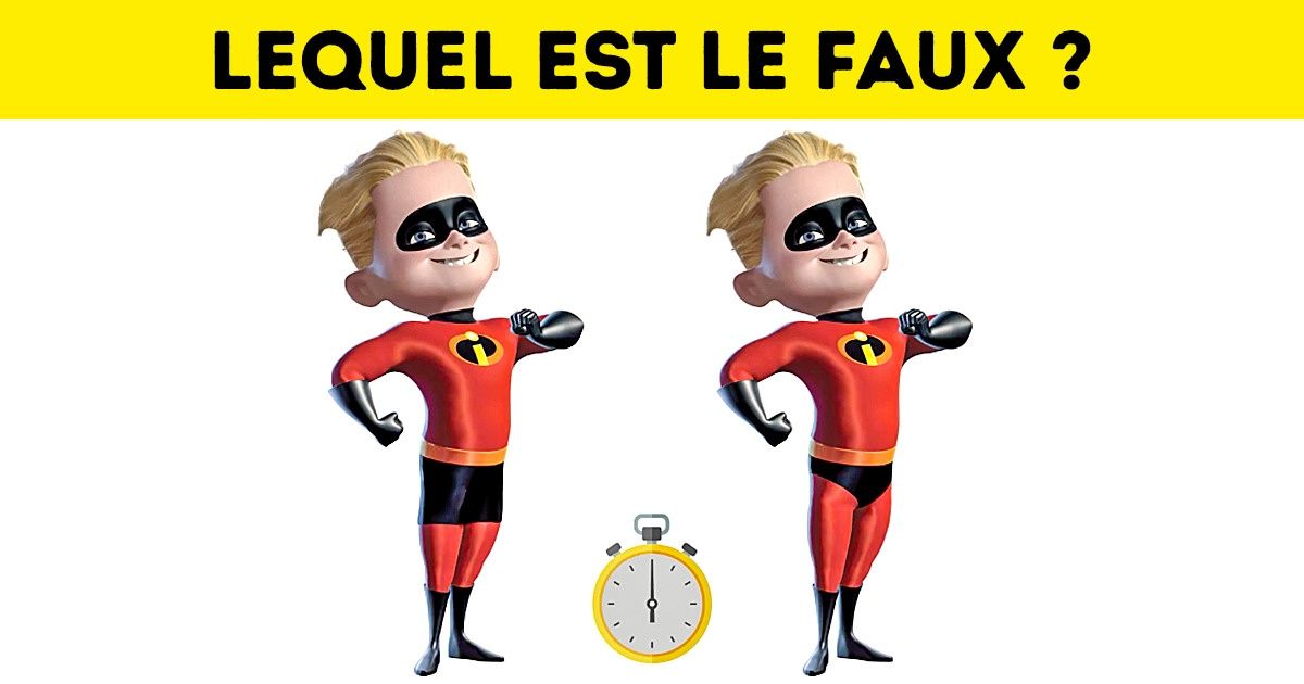 Test : Essaie de reconnaître le faux personnage Test : Essaie de reconnaître le faux personnage