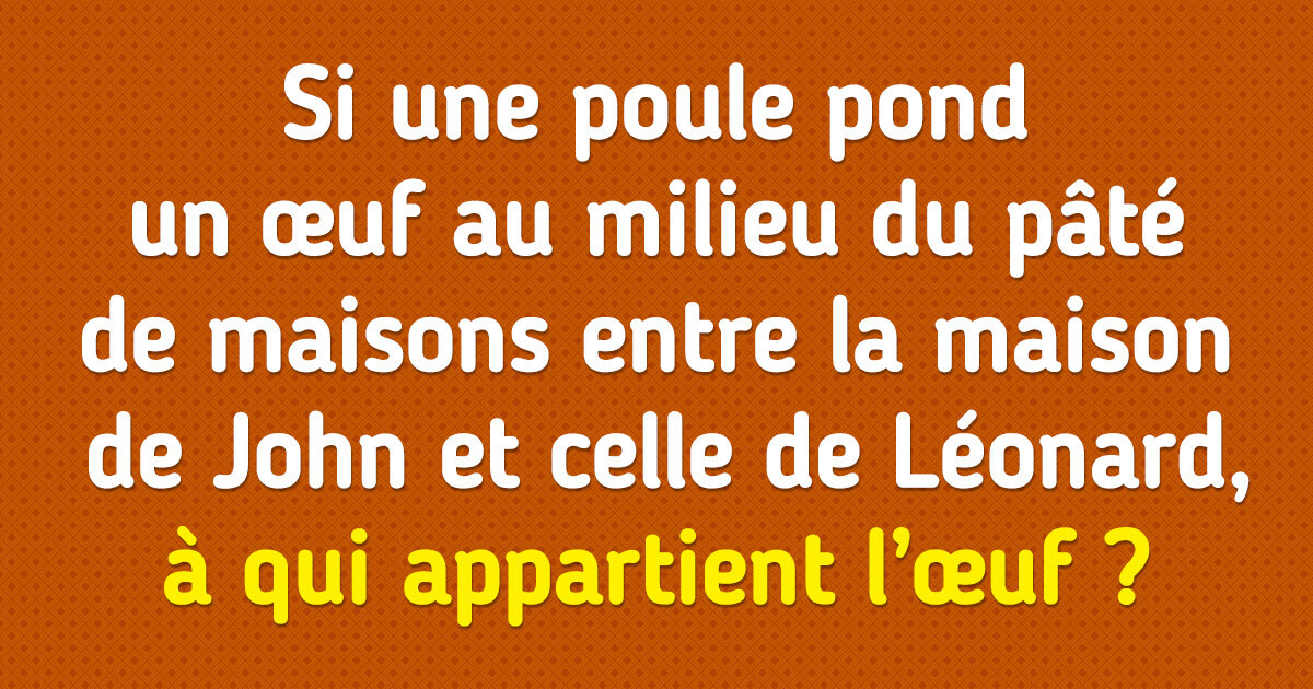 Quiz : 18 Énigmes pour lesquelles tu vas devoir te surpasser
