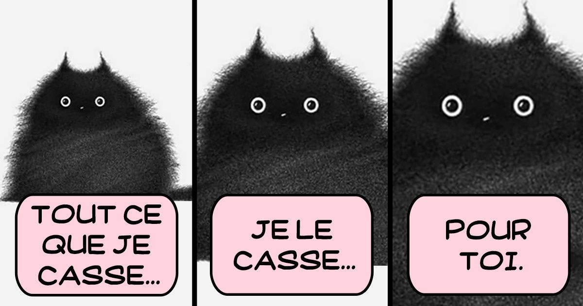 22 Bandes dessinées où les chats expriment leurs pensées, leurs idées et leurs doutes à notre encontre