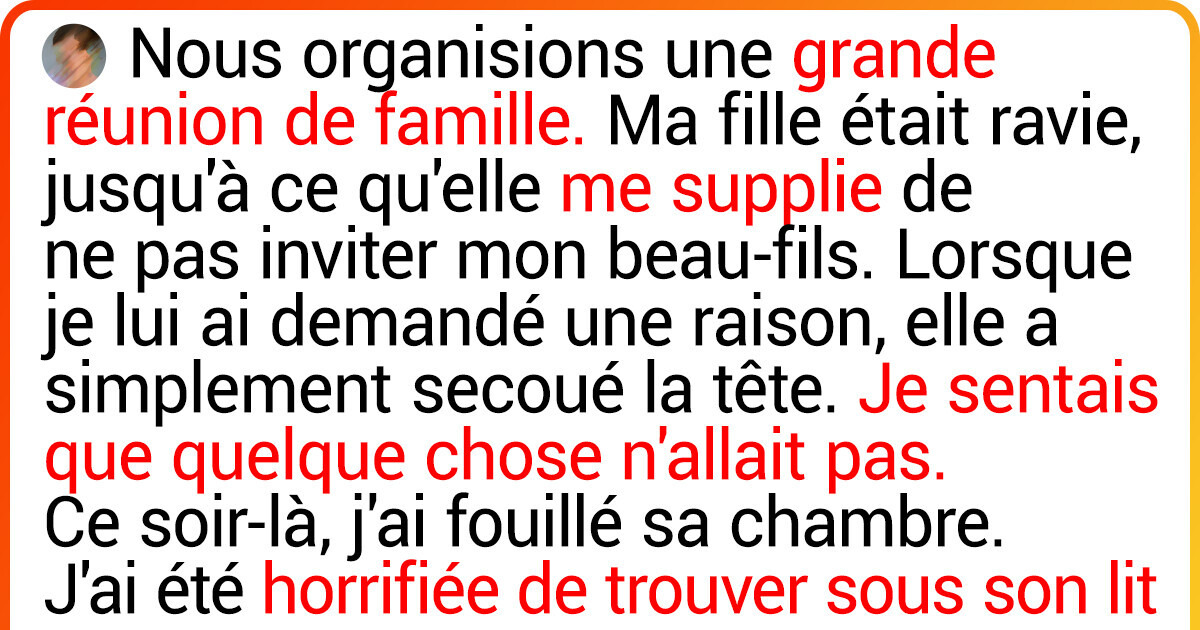 J'ai exclu mon beau-fils de notre fête de famille - le confort de ma fille passe avant tout