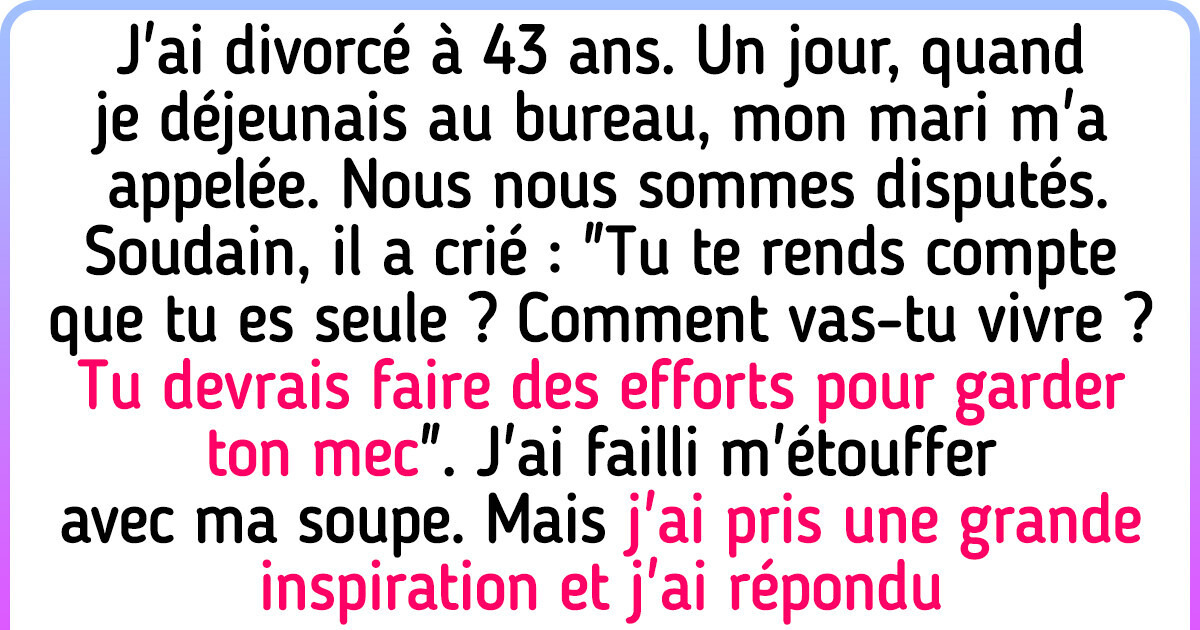 L’histoire d’une femme qui pense que la solitude est normale mais son entourage la trouve folle et lui cherche un mari