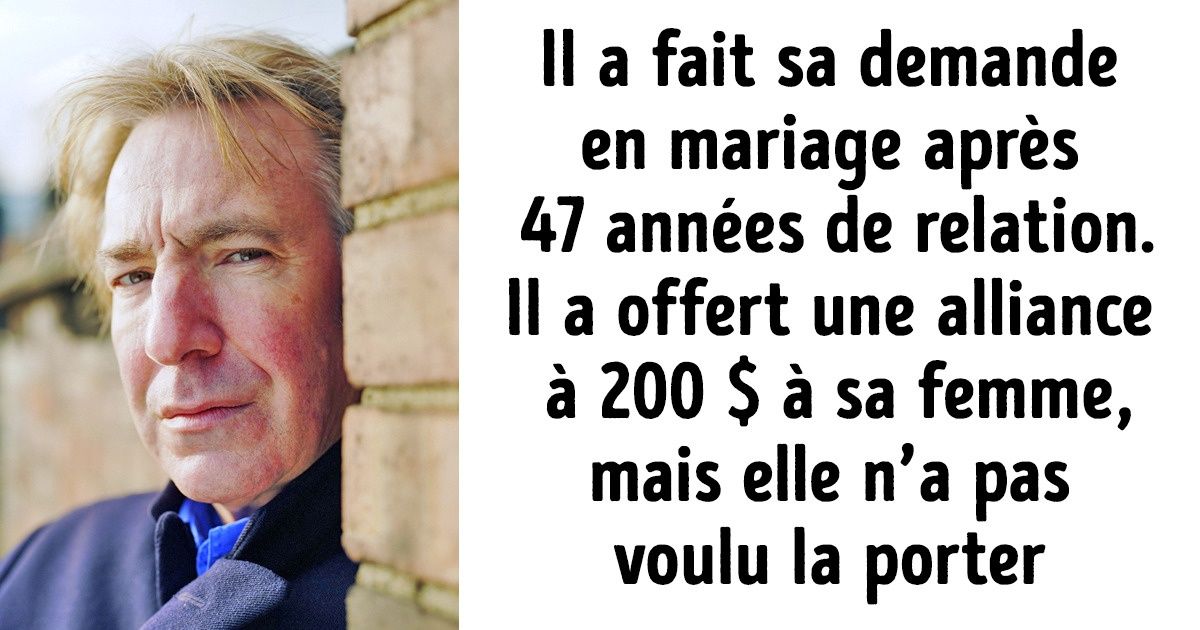 25 Faits sur Alan Rickman qui a débuté sa carrière au cinéma parce qu’il faisait partie des acteurs mal payés