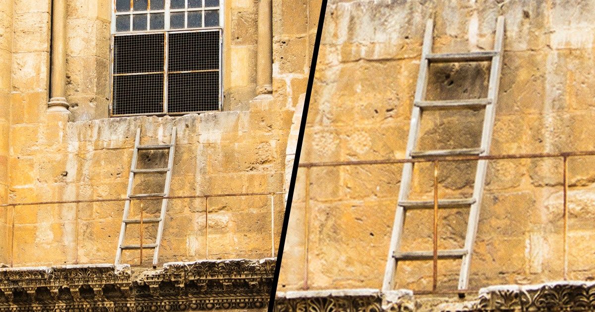 À Jérusalem il y a une échelle que personne n’a pu bouger pendant 300 ans