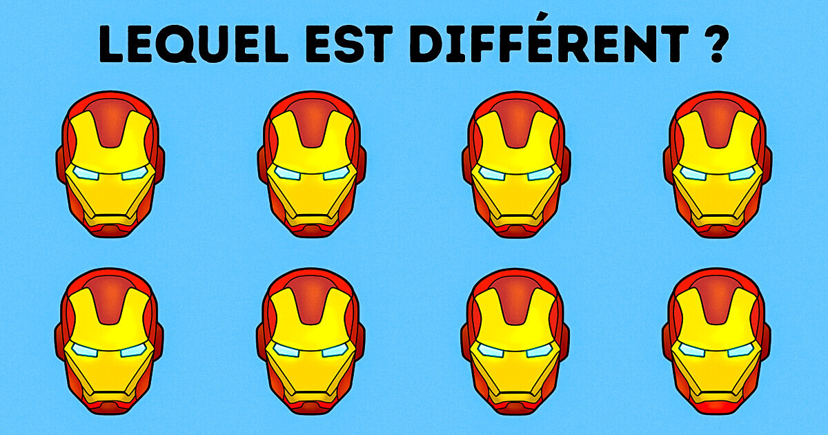 15 Énigmes visuelles pour tester ta capacité à remarquer les petits détails