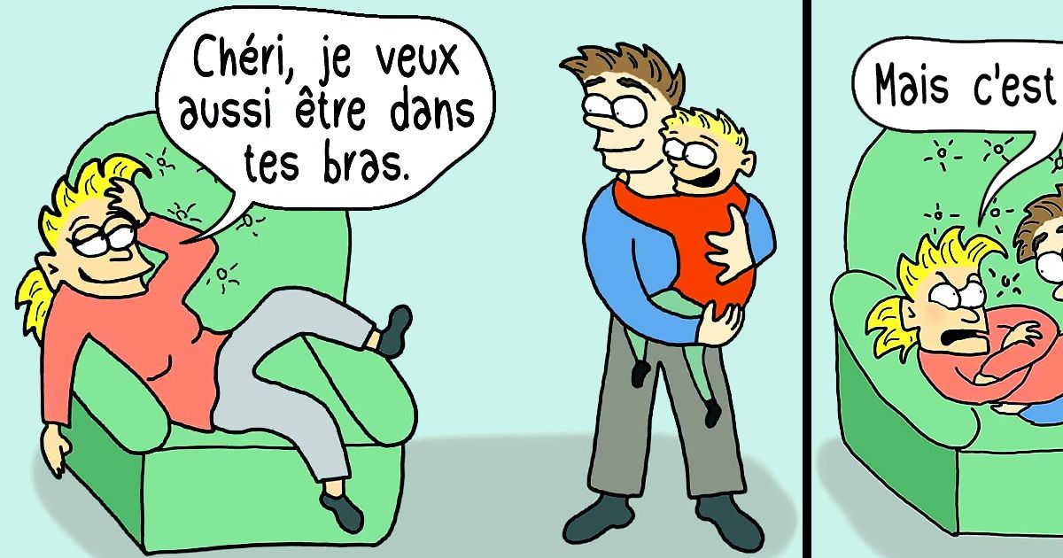 13 Bandes dessinées sur les enfants et leurs parents qui font preuve d’humour face au chaos ambiant
