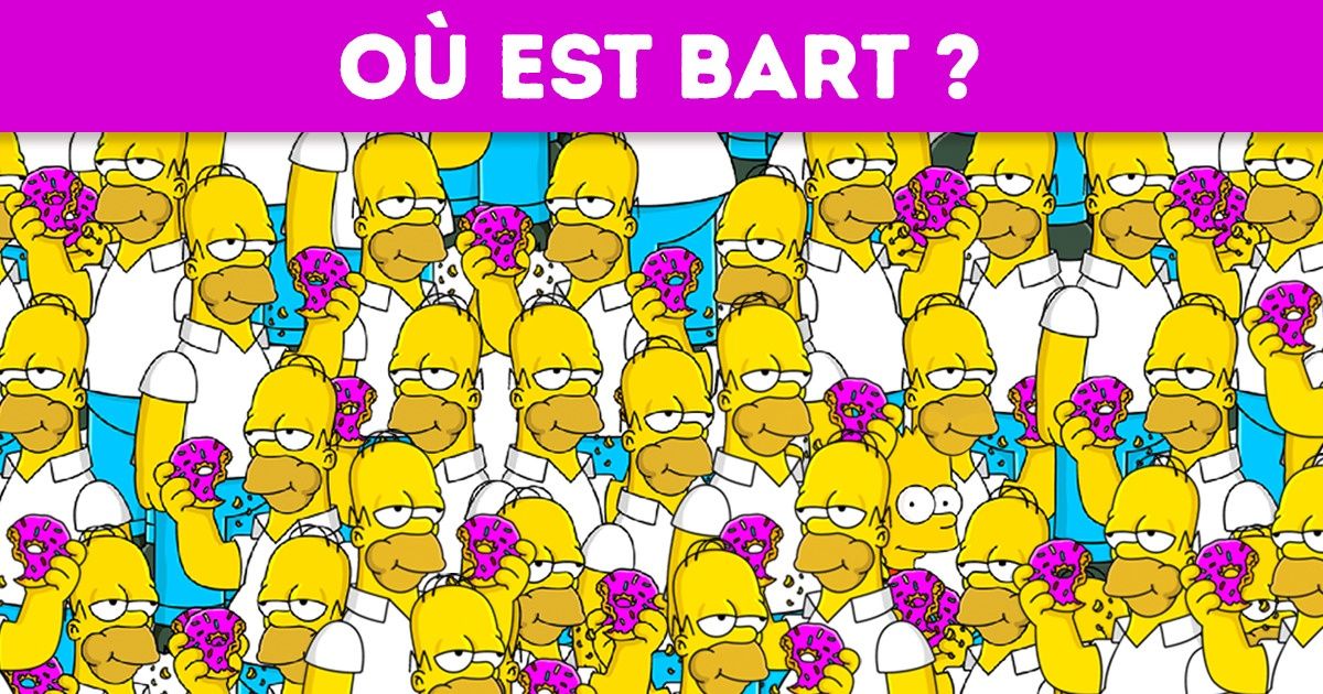 Retrouve les 15 personnages des “Simpson” cachés dans ces images Retrouve les 15 personnages des “Simpson” cachés dans ces images