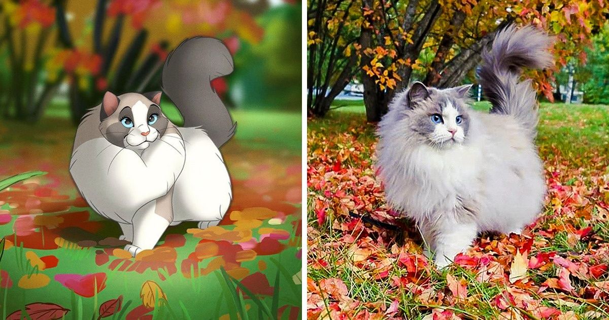 Une illustratrice transforme les photos de ton animal de compagnie en créations magiques aux allures de Disney Une illustratrice transforme les photos de ton animal de compagnie en créations magiques aux allures de Disney