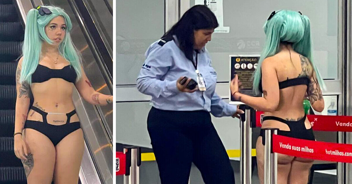 Une femme s’est vu interdire l’accès à son vol parce qu’elle portait un maillot de bain Une femme s’est vu interdire l’accès à son vol parce qu’elle portait un maillot de bain