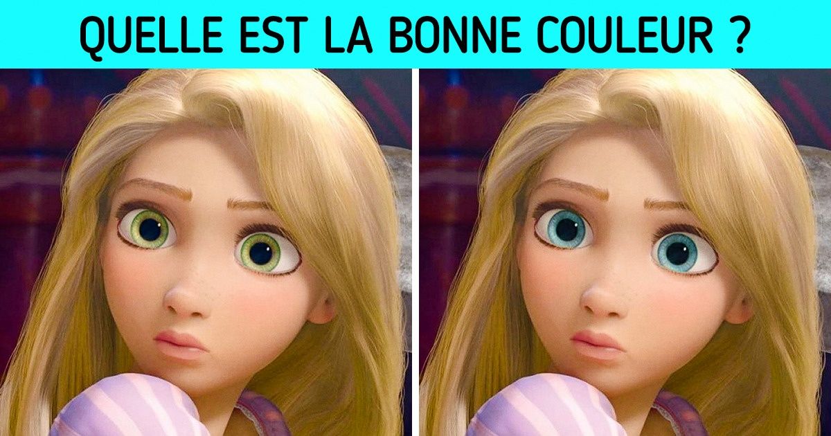 Test : Es-tu capable de te souvenir de la couleur des yeux de certains personnages de dessins animés ?