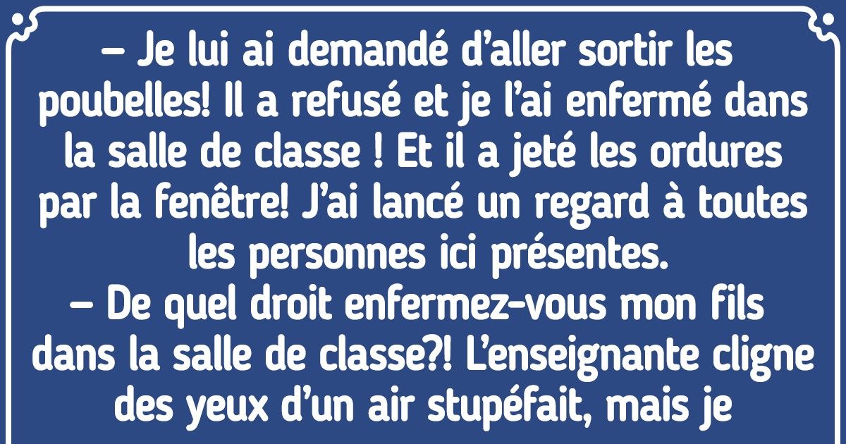 L’histoire d’un papa dont une simple visite à l’école s’est transformée en une véritable bataille pour son enfant
