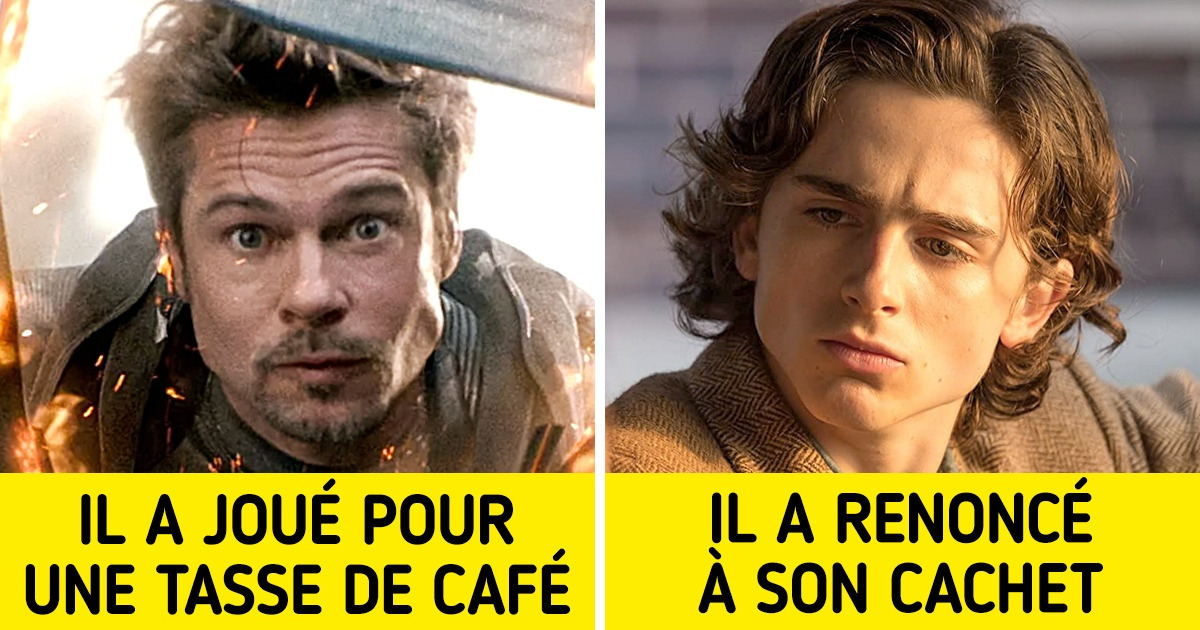 12 Acteurs et actrices qui n’ont pas reçu un centime pour leurs rôles dans des films populaires