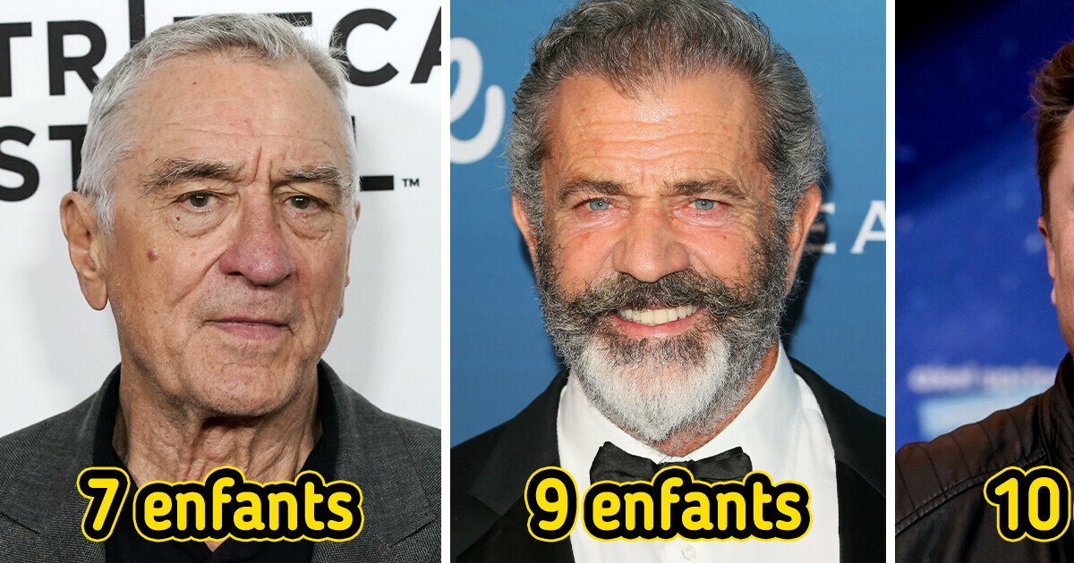 10 Célébrités masculines ayant eu au moins six enfants