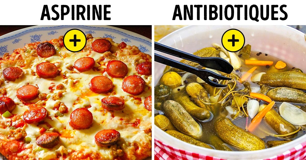 11 Associations d’aliments et de médicaments qu’il vaut mieux éviter 11 Associations d’aliments et de médicaments qu’il vaut mieux éviter