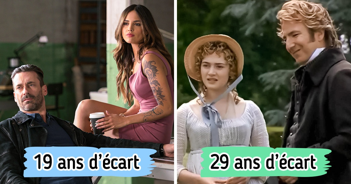 16 Couples à l’écran qui ont une différence d’âge plus importante dans la vraie vie