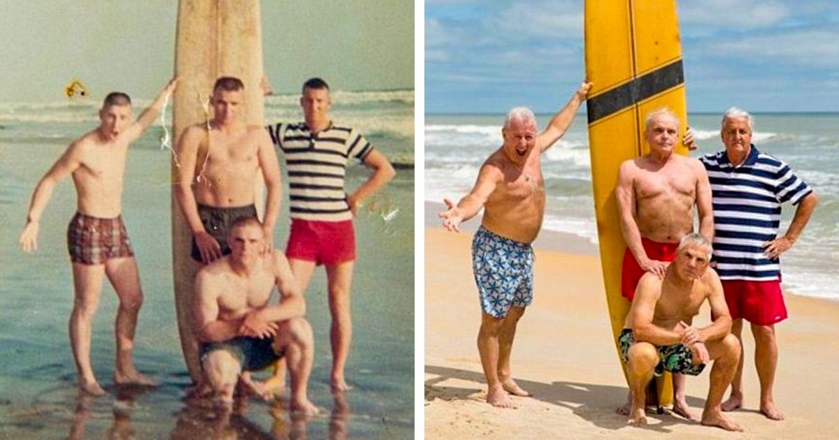 25 Photos très amusantes de personnes qui ont décidé de recréer les meilleurs moments de leur enfance !