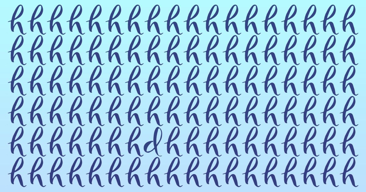 Quiz : Trouve la lettre différente des autres en moins de cinq secondes