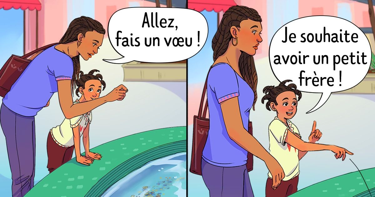 12 Illustrations qui montrent les leçons que les enfants nous donnent sur la vie
