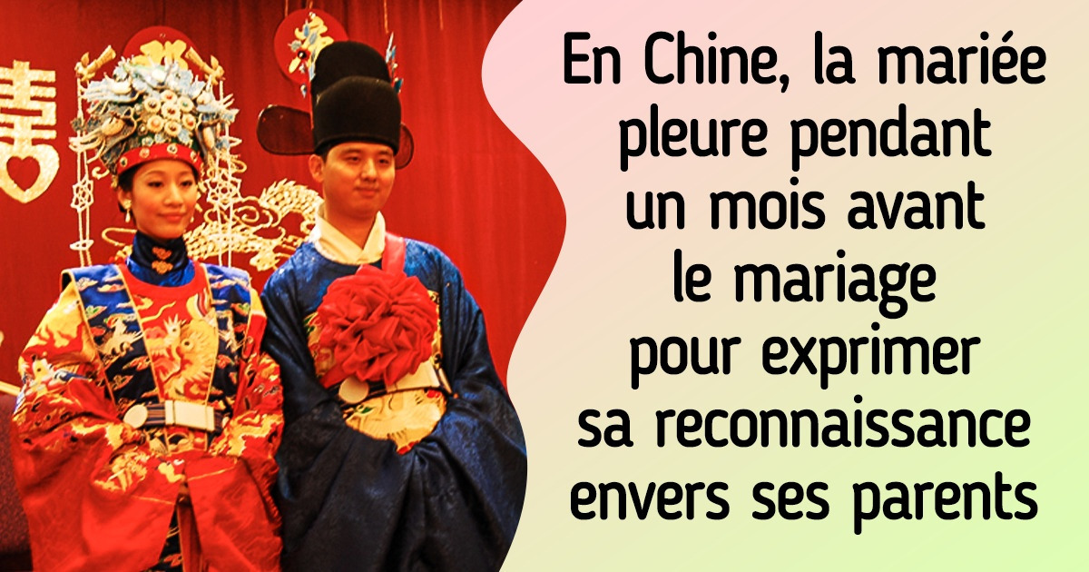 14 Traditions de mariage à travers le monde qui sont aussi curieuses qu’intéressantes