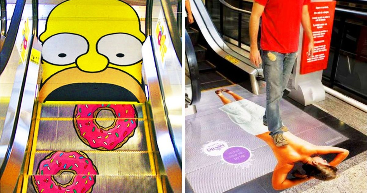 Ces 20 publicités astucieuses placées sur des escalators ne laissent aucune chance à la concurrence