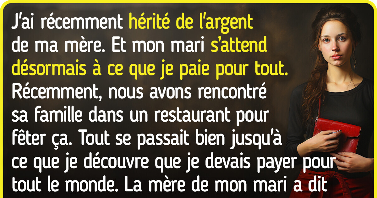 Mes beaux-parents ont exigé que je paie pour tout le monde au dîner de famille et voici ce que j’ai fait