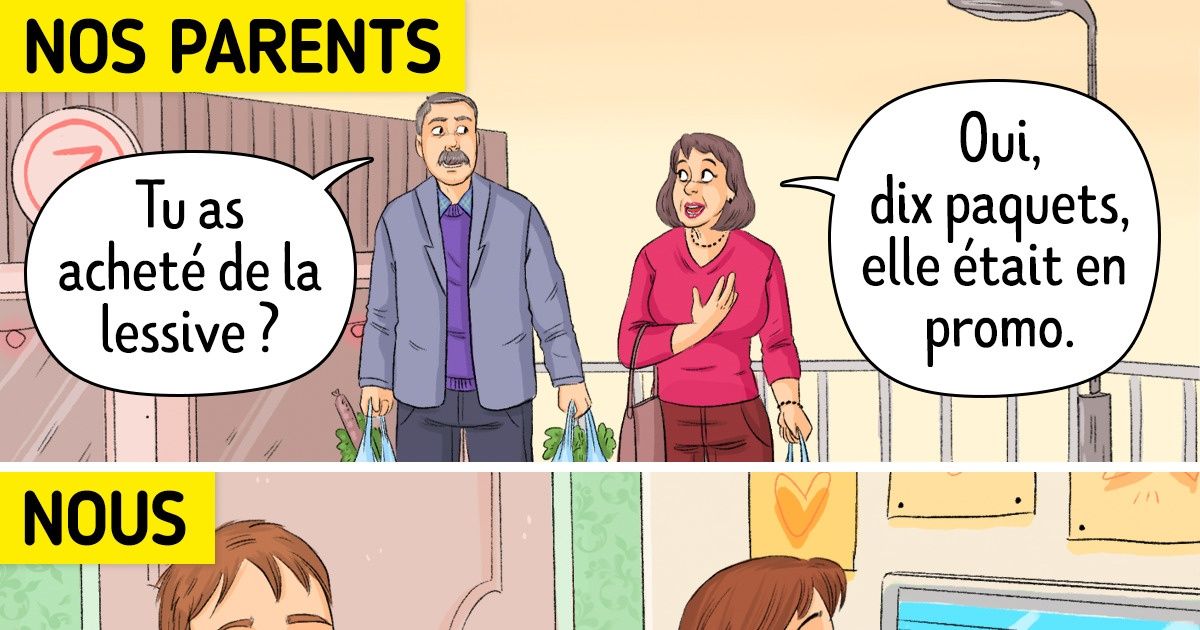 13 Bandes dessinées qui montrent à quel point notre génération est différente de celle de nos parents