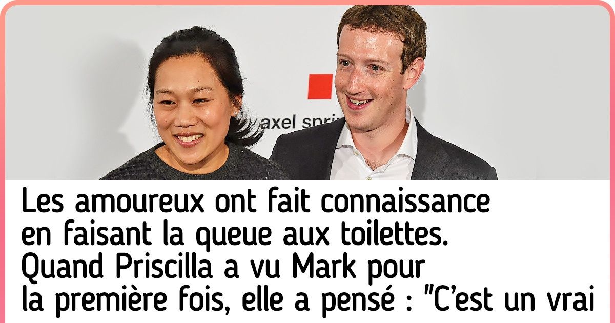8 Éléments de réponse pour comprendre ce que le milliardaire Mark Zuckerberg a trouvé à Priscilla Chan