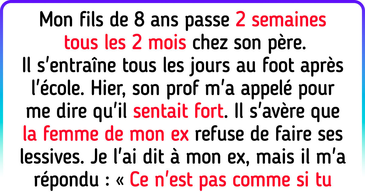 La belle-mère de mon fils refuse de faire sa lessive