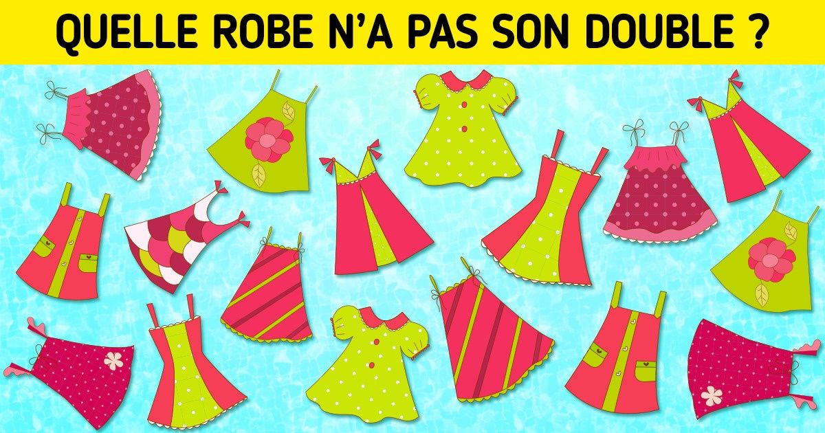Test : Prépare-toi à mettre ta vision à l’épreuve en trouvant l’élément qui n’a pas de paire en moins de 10 secondes