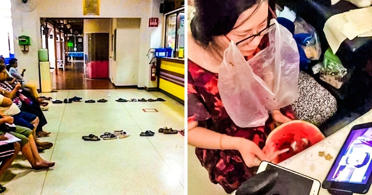 Ces 15 personnes paraissent un peu trop tranquilles