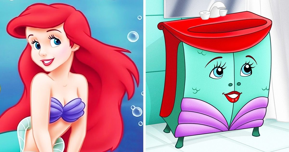 Voici à quoi ressembleraient 14 personnages de Disney s’ils étaient frappés par le sortilège du château de la Bête