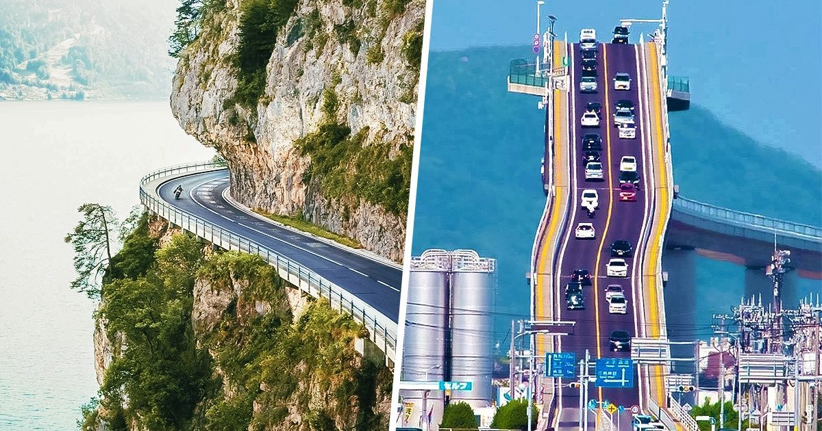 Voici les 11 routes les plus dangereuses du monde, et rien qu’en photo, elles donnent le vertige !