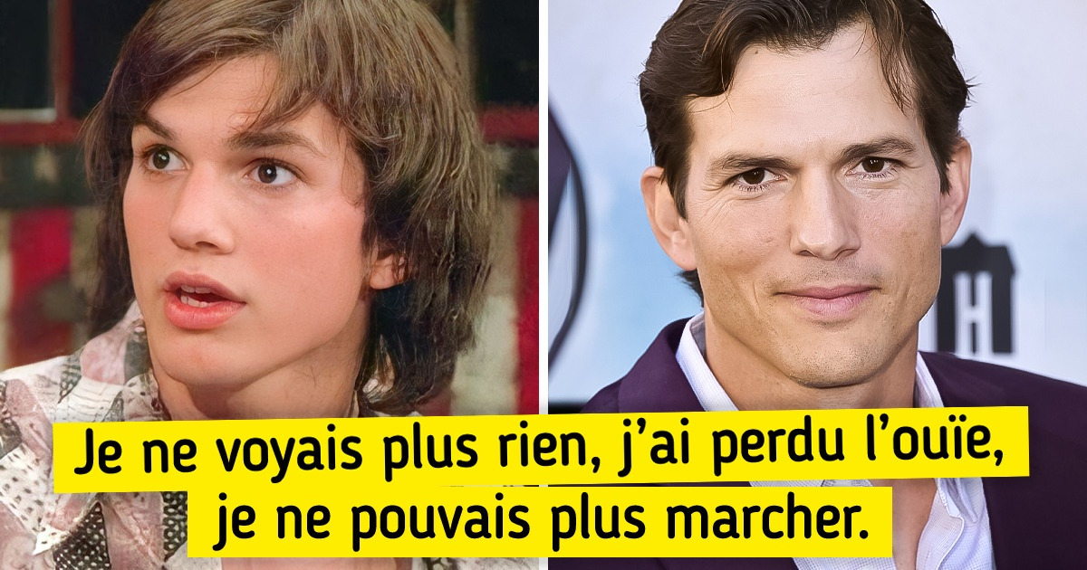 Ashton Kutcher positive après avoir traversé une période très sombre