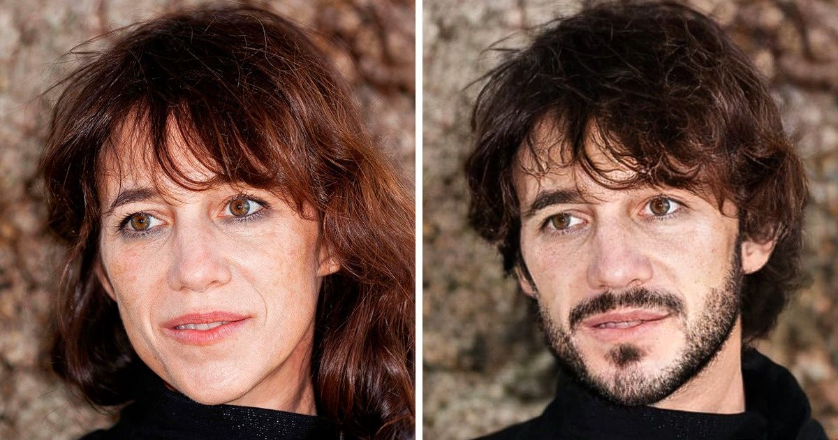 Découvre l’apparence qu’auraient 20 stars françaises si elles étaient nées en homme