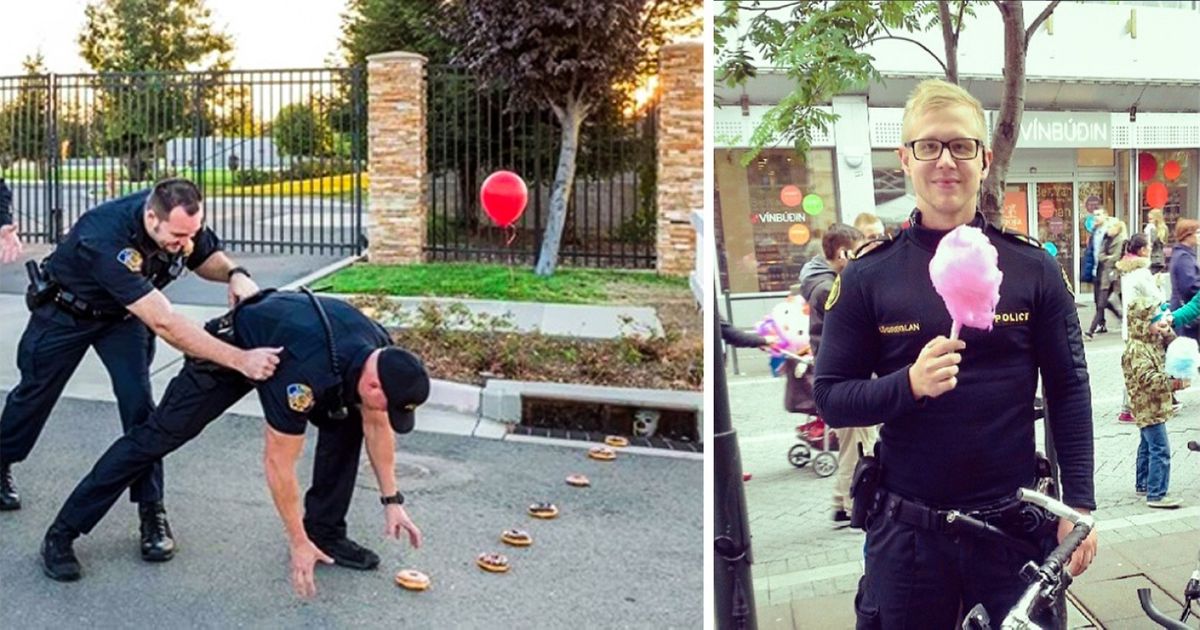 Voici 20 preuves que les policiers aussi savent s’amuser de façon simple Voici 20 preuves que les policiers aussi savent s’amuser de façon simple