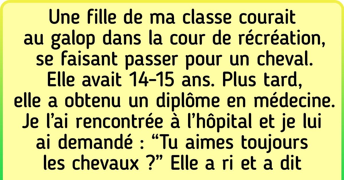 16 Personnes racontent les bizarreries de leurs copains d’école