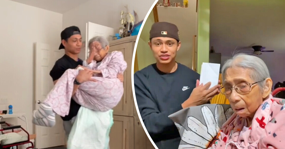 Il refuse qu’on place sa grand-mère dans une maison de retraite et décide de s’occuper d’elle à plein temps