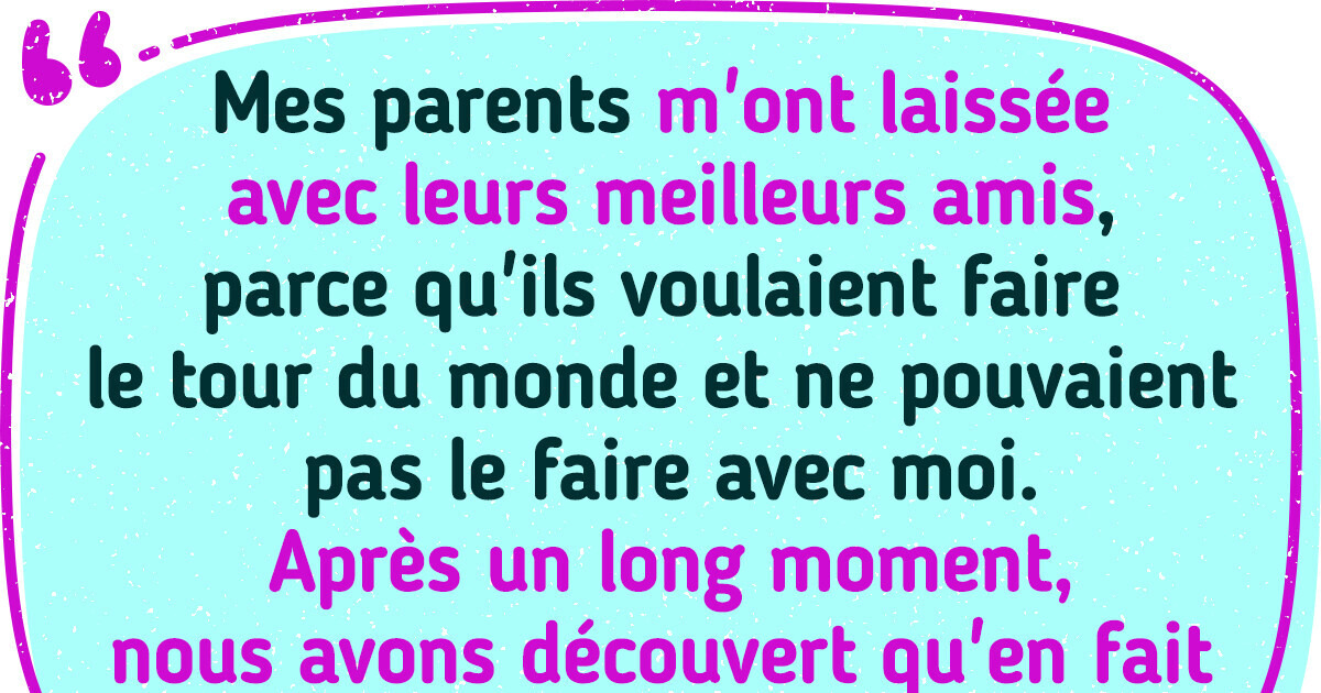 Mes parents m’ont confiée à des amis et ont disparu pendant 7 ans Mes parents m’ont confiée à des amis et ont disparu pendant 7 ans
