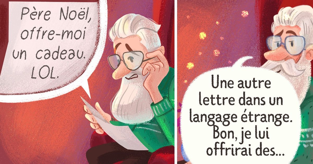 12 Vignettes comiques sur la véritable vie du Père Noël 12 Vignettes comiques sur la véritable vie du Père Noël