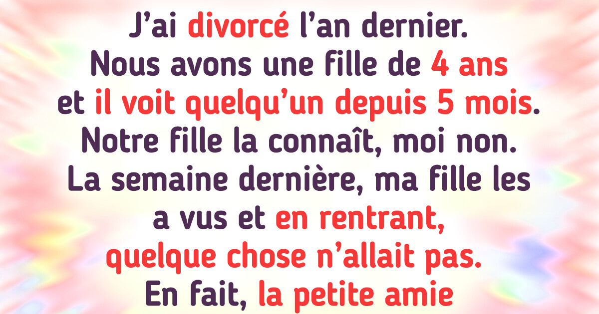La nouvelle copine de mon ex-mari a dépassé les bornes avec notre fille La nouvelle copine de mon ex-mari a dépassé les bornes avec notre fille