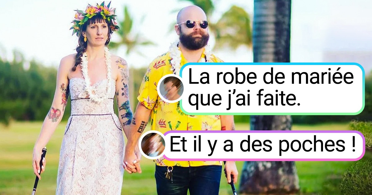 20+ Femmes qui n’ont pas voulu d’une robe de mariée classique et ont créé la tenue de leurs rêves
