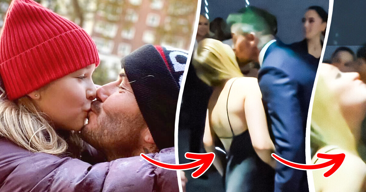 David Beckham embrasse sa fille Harper, 13 ans, et sa réaction attire l’attention