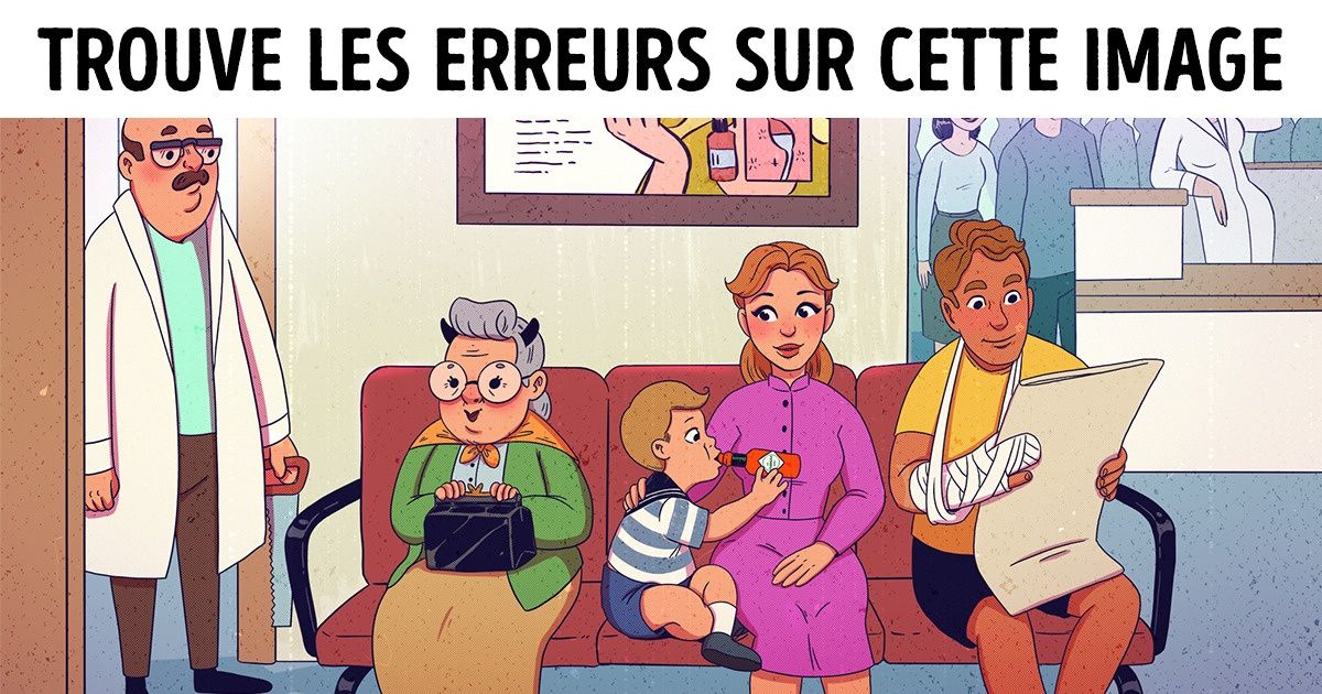 Test : Mets à l’épreuve ton pouvoir d’observation en trouvant les erreurs sur ces 11 images