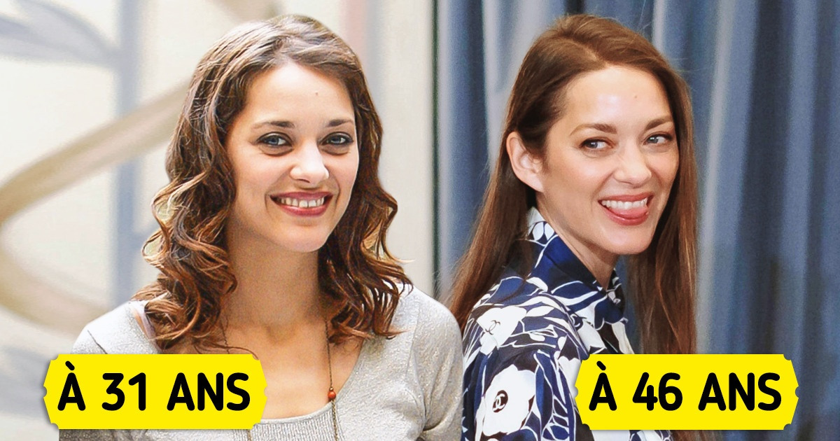 10+ Photos de stars françaises juxtaposées à des âges différents